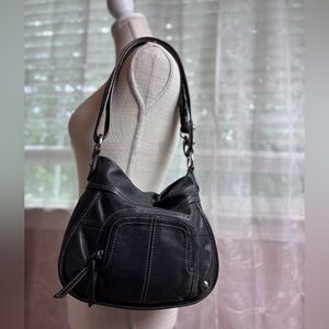 Clark’s Black Pebbled Leather Crossbody/Shoulder Purse